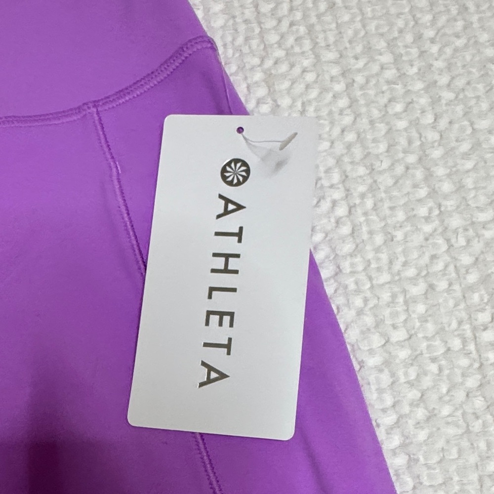 Athleta Purple Women's Salutation Stash Capri - Picture 3 of 7